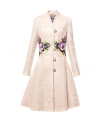 Женское бежевое пальто от Yukostyle