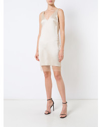 Бежевое платье-комбинация от Haney