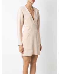 Бежевое платье-футляр от Olympiah