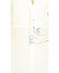 Бежевое шелковое платье от Veda