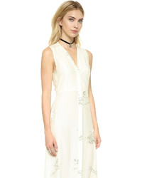 Бежевое шелковое платье от Veda