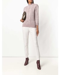 Женские бежевые брюки-галифе от Lorena Antoniazzi