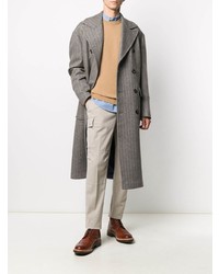 Бежевые брюки карго от Eleventy