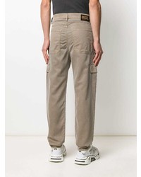 Бежевые брюки карго от Diesel