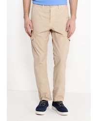 Бежевые брюки карго от Fresh Brand