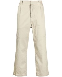Бежевые брюки карго от Loewe