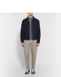 Бежевые брюки карго от Brunello Cucinelli