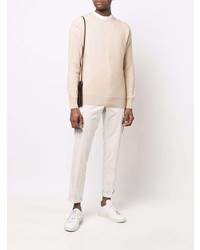 Бежевые брюки карго от Dondup