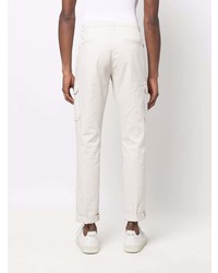 Бежевые брюки карго от Dondup