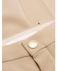 Бежевые брюки-клеш от Chloé