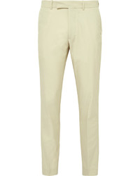 Бежевые брюки чинос из саржи от RLX Ralph Lauren