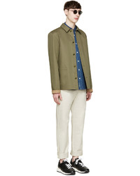 Бежевые брюки чинос от A.P.C.