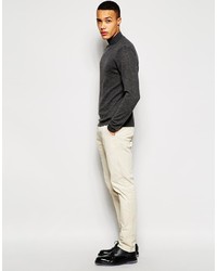 Бежевые брюки чинос от Asos