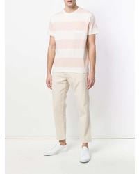 Бежевые брюки чинос от YMC