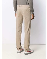 Бежевые брюки чинос от Kiton