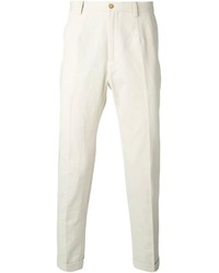Бежевые брюки чинос от Dolce & Gabbana