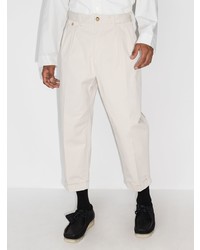 Бежевые брюки чинос от Beams Plus