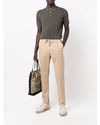 Бежевые брюки чинос от Eleventy