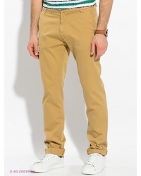 Бежевые брюки чинос от F5