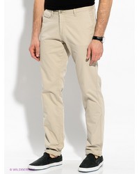 Бежевые брюки чинос от F5