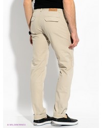 Бежевые брюки чинос от F5