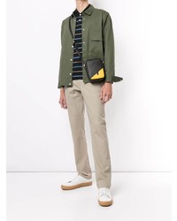 Бежевые брюки чинос от Kent & Curwen