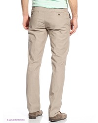 Бежевые брюки чинос от Oodji