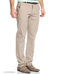 Бежевые брюки чинос от Oodji