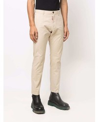 Бежевые брюки чинос от DSQUARED2