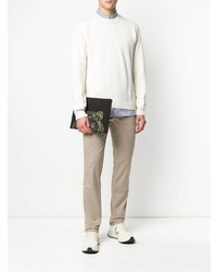 Бежевые брюки чинос от Kenzo