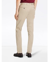 Бежевые брюки чинос от Burberry