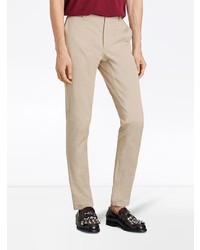 Бежевые брюки чинос от Burberry