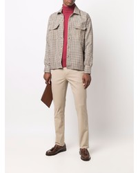 Бежевые брюки чинос от Eleventy