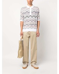 Бежевые брюки чинос от Missoni