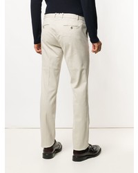 Бежевые брюки чинос от Borrelli