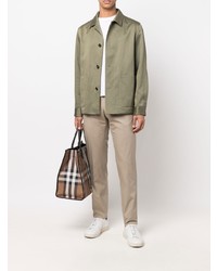 Бежевые брюки чинос от Caruso