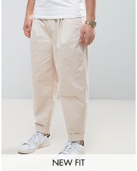 Мужские бежевые брюки от Asos