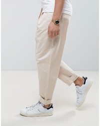 Мужские бежевые брюки от Asos