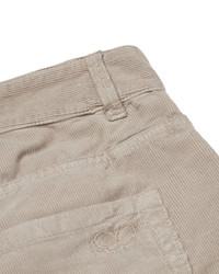 Мужские бежевые вельветовые джинсы от Bottega Veneta