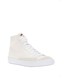 Мужские бежевые высокие кеды из плотной ткани от Nike