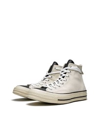 Мужские бежевые высокие кеды от Converse
