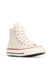 Мужские бежевые высокие кеды от Converse