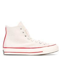 Мужские бежевые высокие кеды от Converse