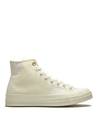 Мужские бежевые высокие кеды от Converse