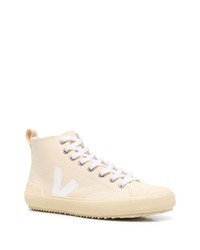 Мужские бежевые высокие кеды от Veja