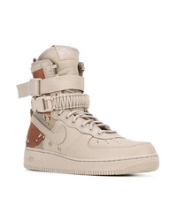 Мужские бежевые высокие кеды от Nike