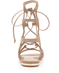 Бежевые гладиаторы от Schutz