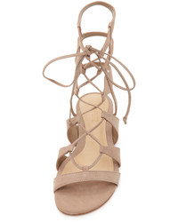 Бежевые гладиаторы от Schutz