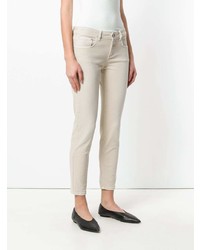 Бежевые джинсы скинни от Closed