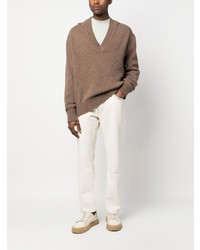 Мужские бежевые джинсы от Haikure